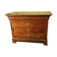 Commode Louis Philippe avec plateau en marbre