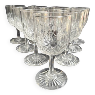 10 Verres à porto Baccarat taille 5475