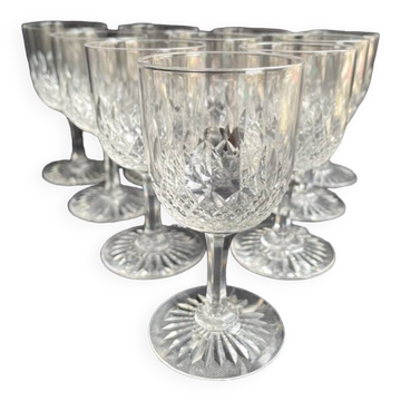 10 Verres à porto Baccarat taille 5475