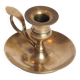 Brass candle holder with cup and handle