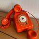 Vintage Socotel orange dial phone, 1971