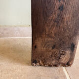 Antique wooden fireplace mantel