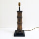 Lampe en bambou sculpté