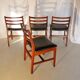 Table expandable teak Younger and four chairs