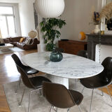 Table marble arabescato Italy vintage