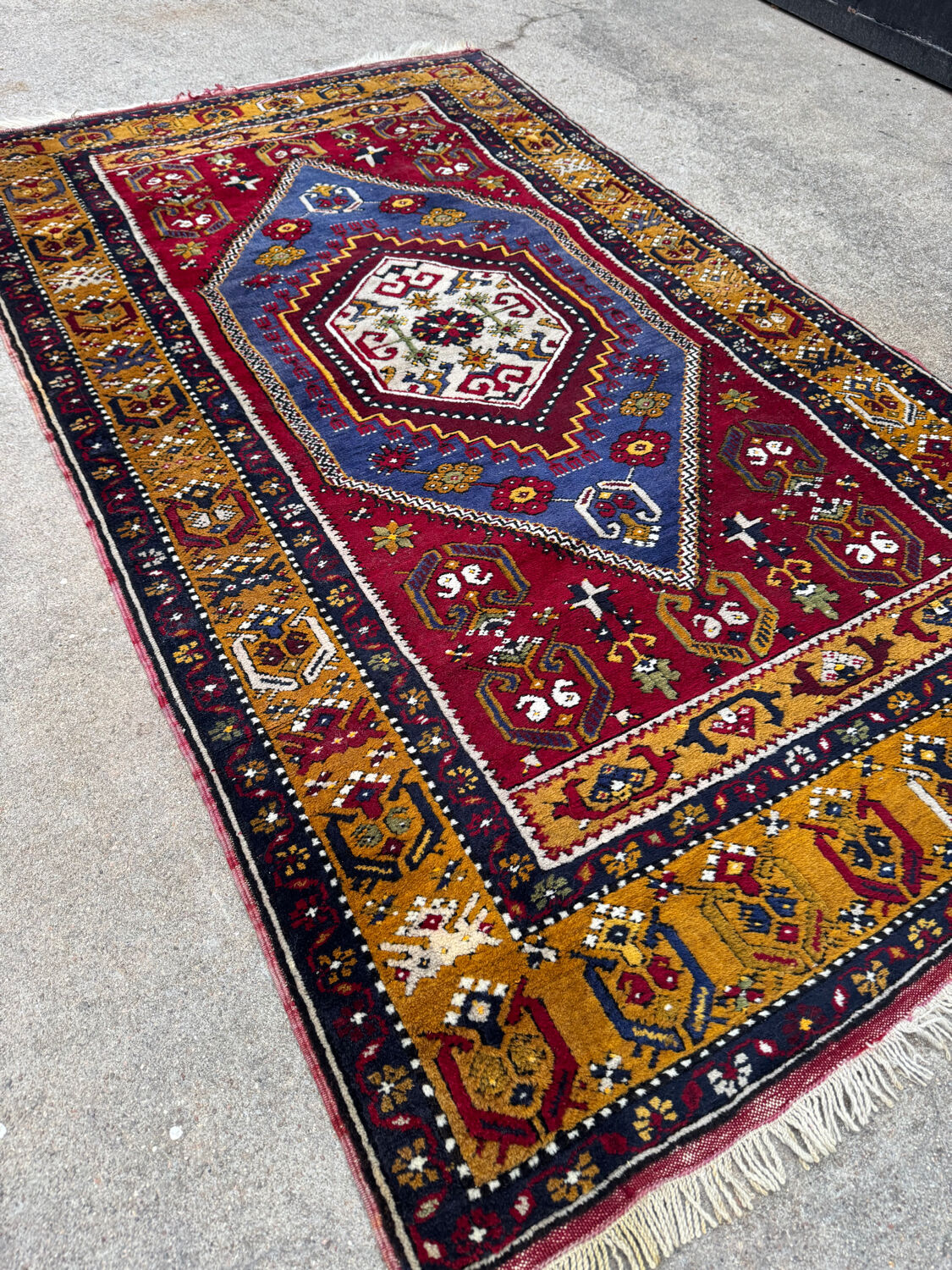 Antique Turkish Yahyali Carpet