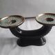 Vintage candle holder with 2 branches in Vallauris ceramic