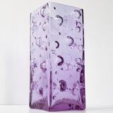 Vintage bubble glass vase 1970