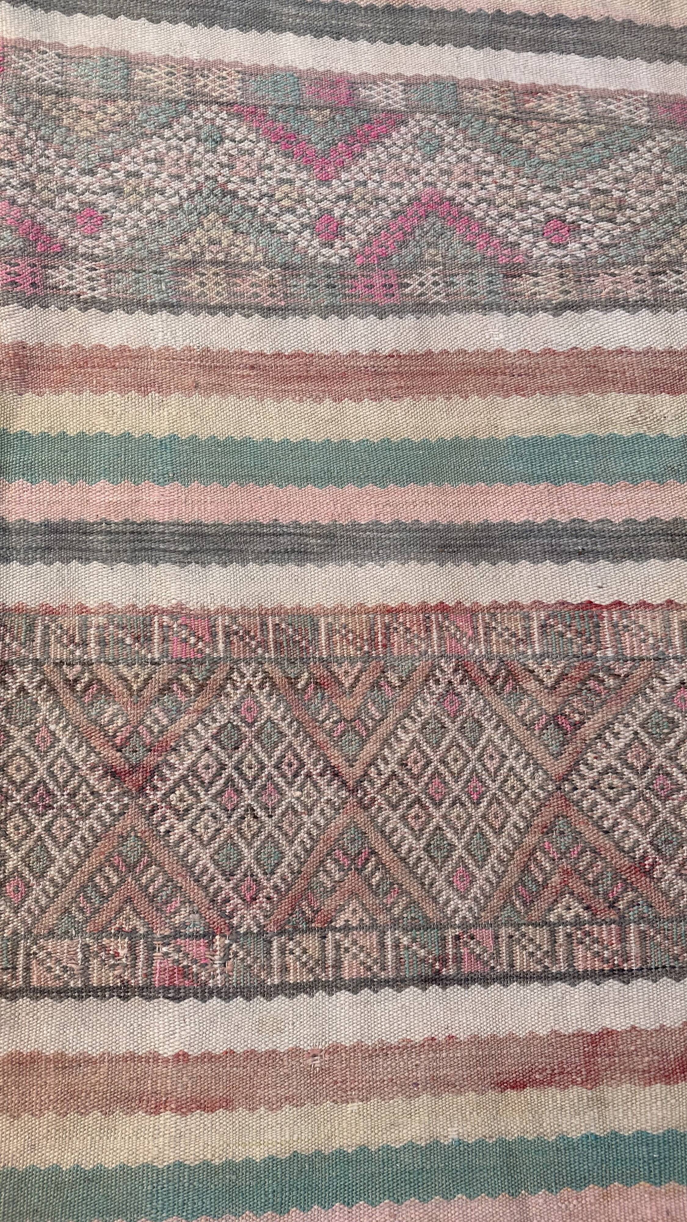 Moroccan Kilim Zayan Rug - 350 x 180 cm