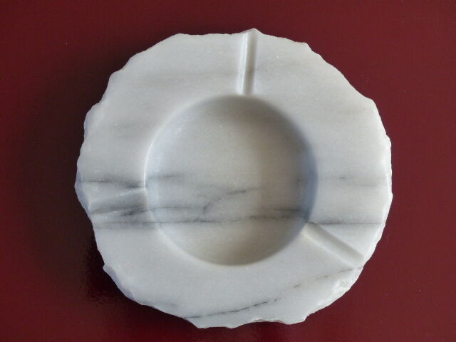 Ashtray vintage marble of Carrara
