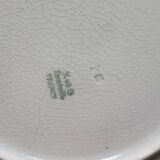 Geo Condé Kg Lunéville flat earthenware fruit holder Joséphine Baker