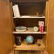 Vintage wardrobe with compass feet