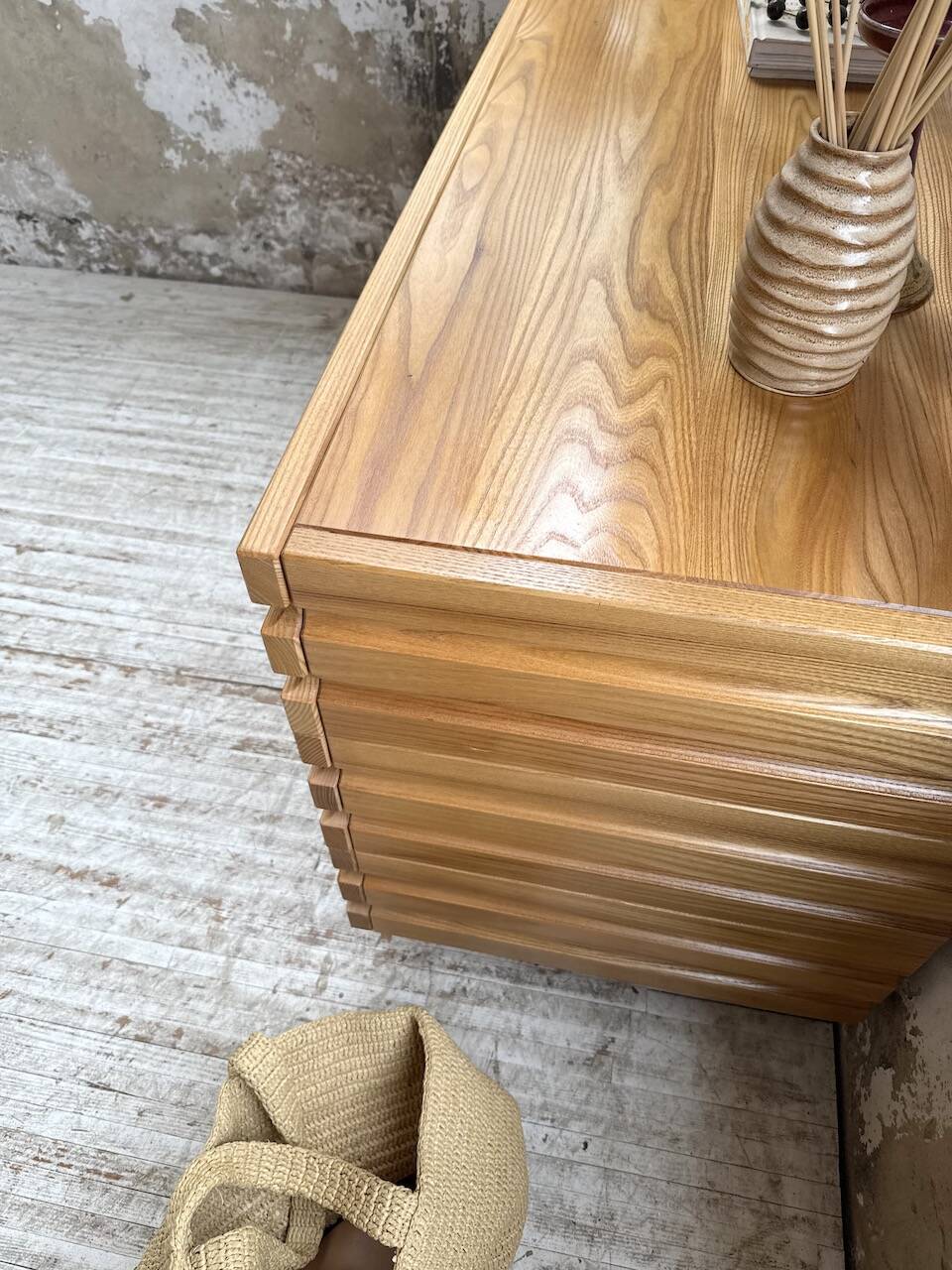 Solid oak chest of drawers Regain XL