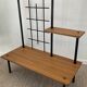 Vintage 60s shelf in formica and metal