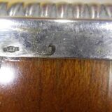 Box in silver and mahogany wood