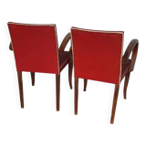 Paire de fauteuils bridge