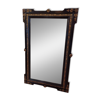 Large mirror from the Napoleon 3rd period, 19th century. 1.51 m/ 96 cm