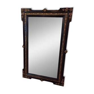 Grand miroir époque Napoléon 3, 19 ème. 1,51 m/ 96 cm