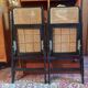 Folding cane chairs