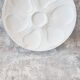 6 french porcelain oyster plates