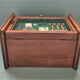 Display chest diorama for cd - billiards club - 80s - england