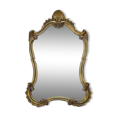 Rococo mirror in gilded wood 72x45cm