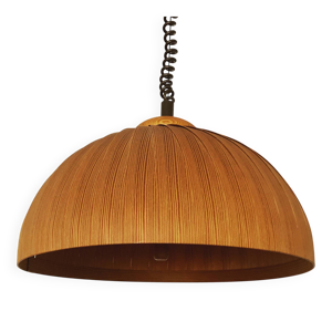 Grand lampadaire en bois