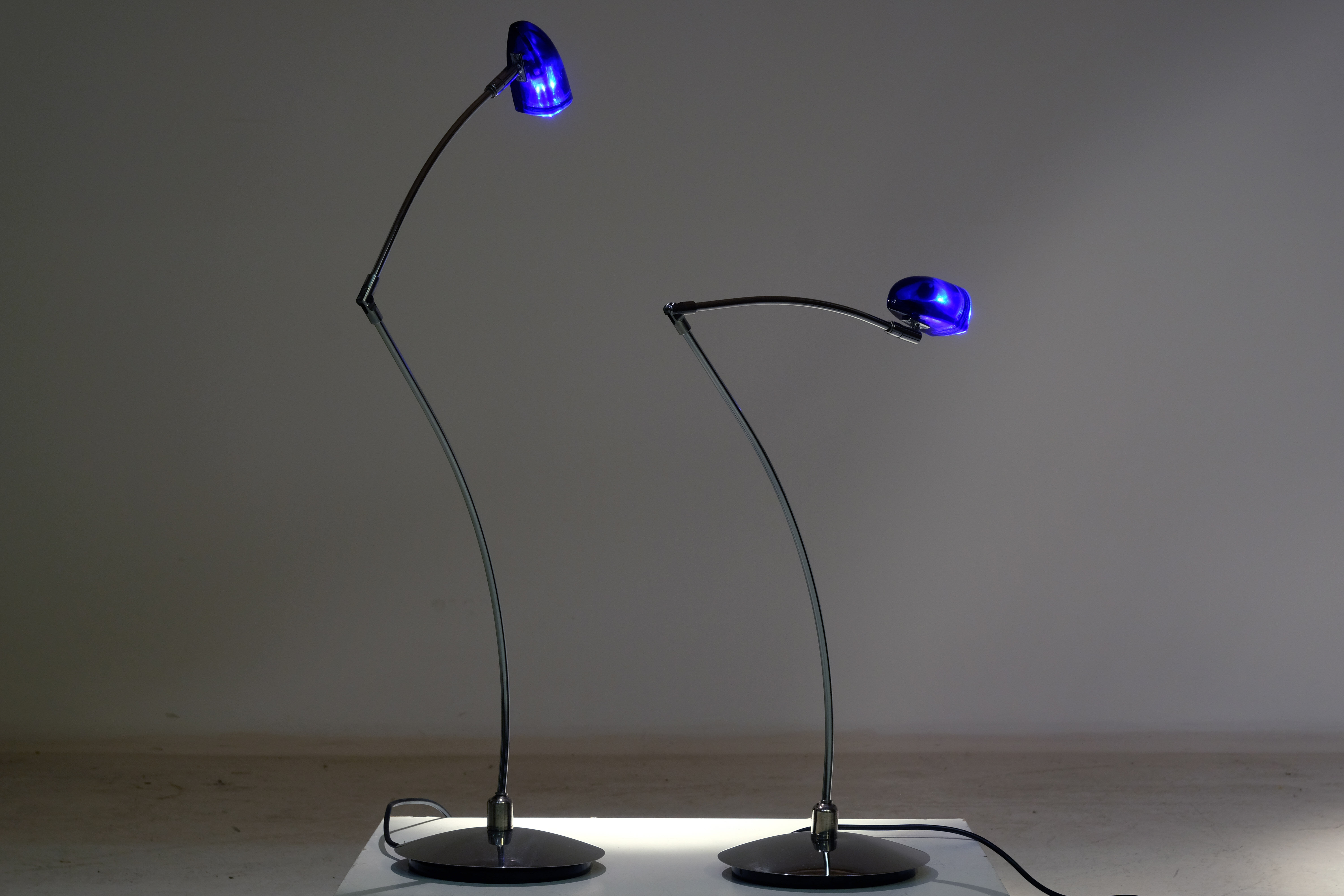 Pair of Harco Loor Design lamps 1980