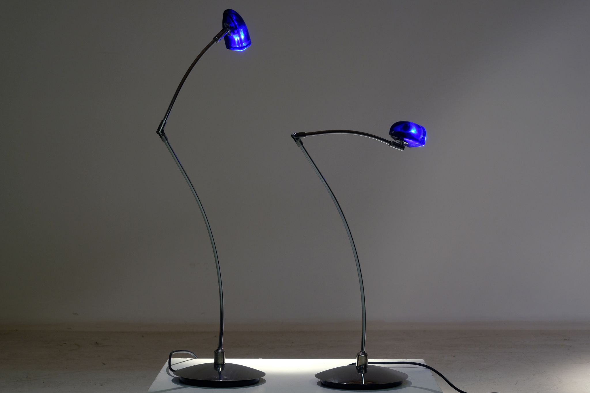 Paire de lampes Harco Loor Design 1980