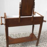 marble dressing table and mirror