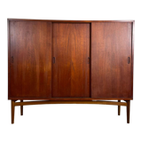 Enfilade vintage Scandinavian teak "highboard" sideboard, 60s