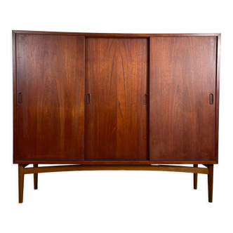 Enfilade vintage Scandinavian teak "highboard" sideboard, 60s