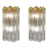 Murano Glass Tube Wall Sconces – Set of 2, Italy, 1980s
