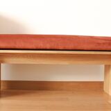 Solid oak bench