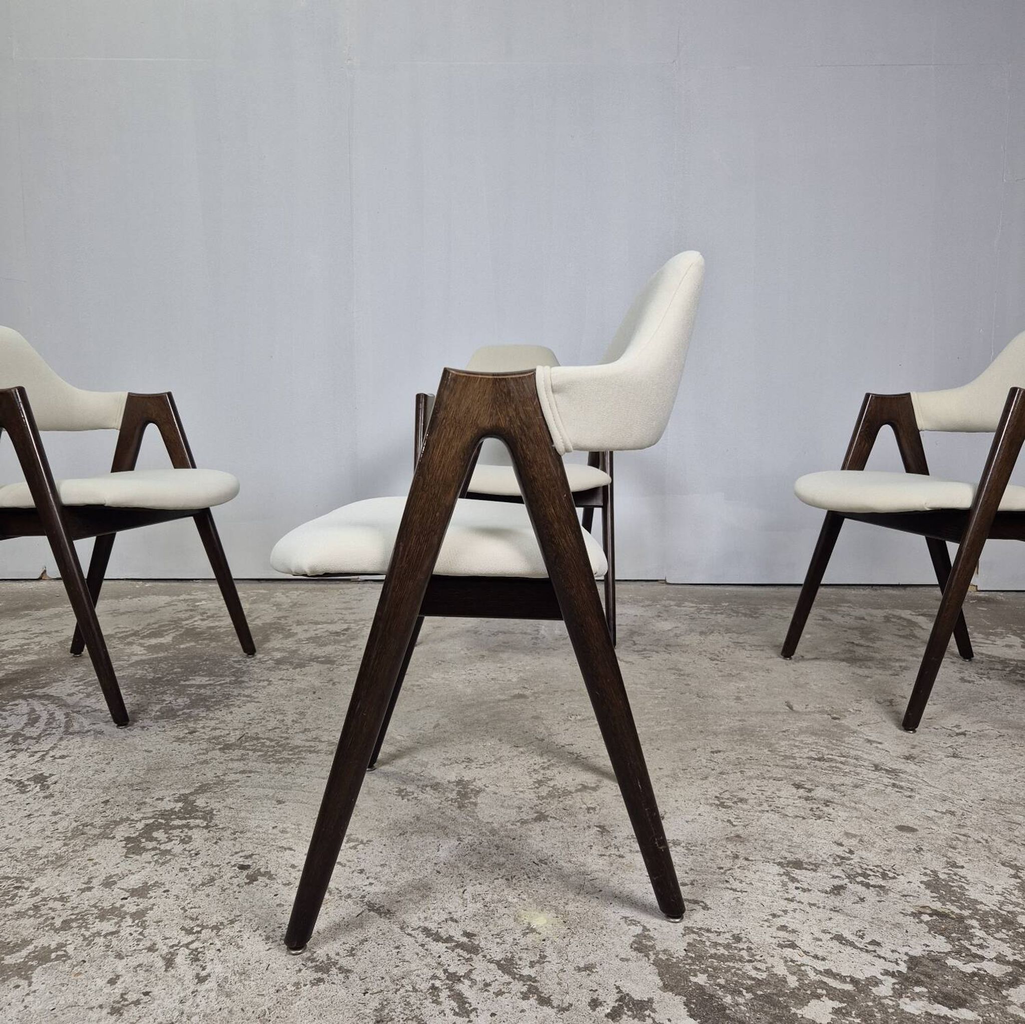 Danish vintage dining chair 'Compass Chair' by Kai Kristiansen