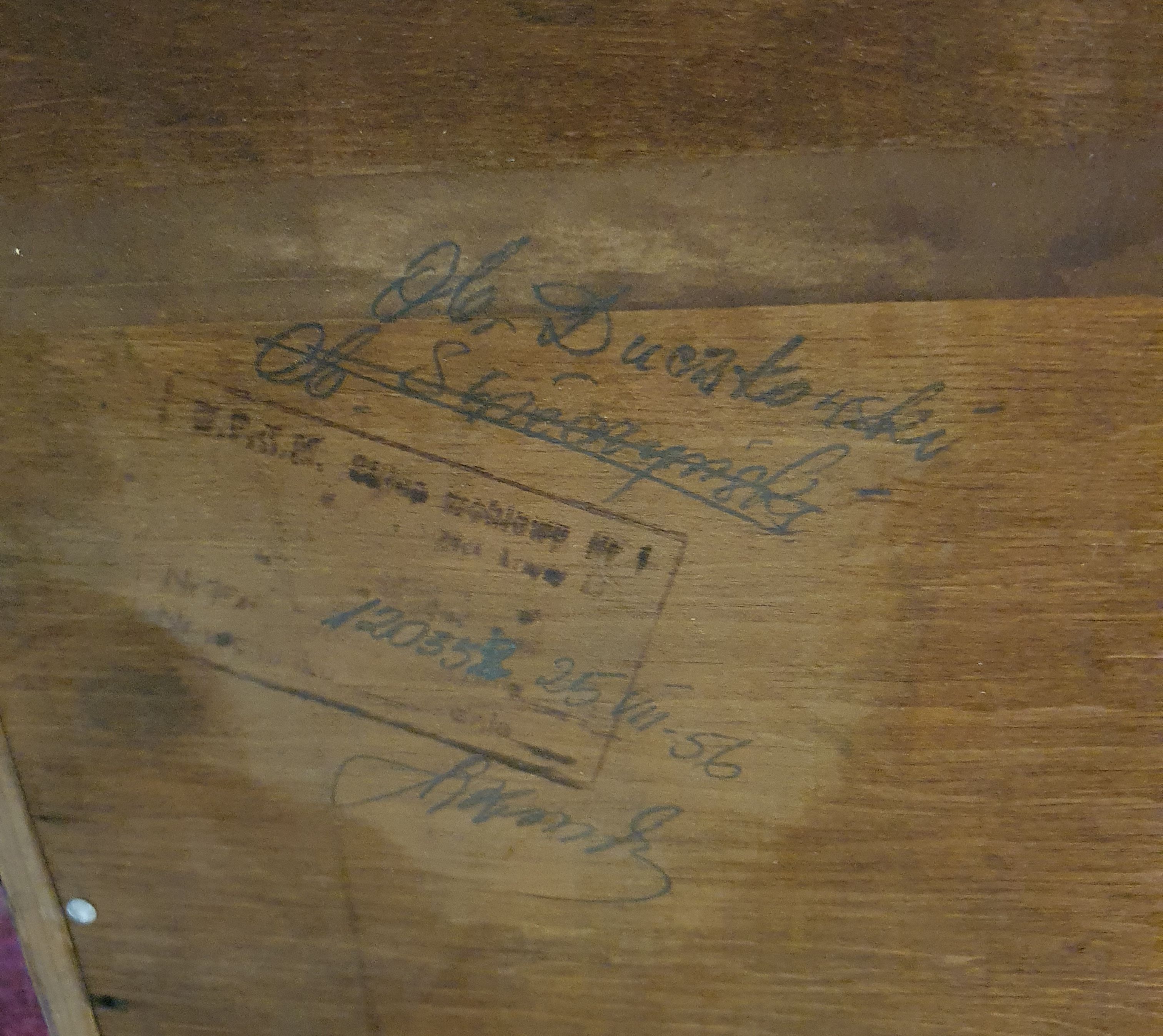 Renovated art deco hanging display cabinet, retro, vintage, 1956