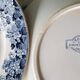 Ensemble de 6 assiettes plates Sarreguemines et Digoin  modèle Récamier