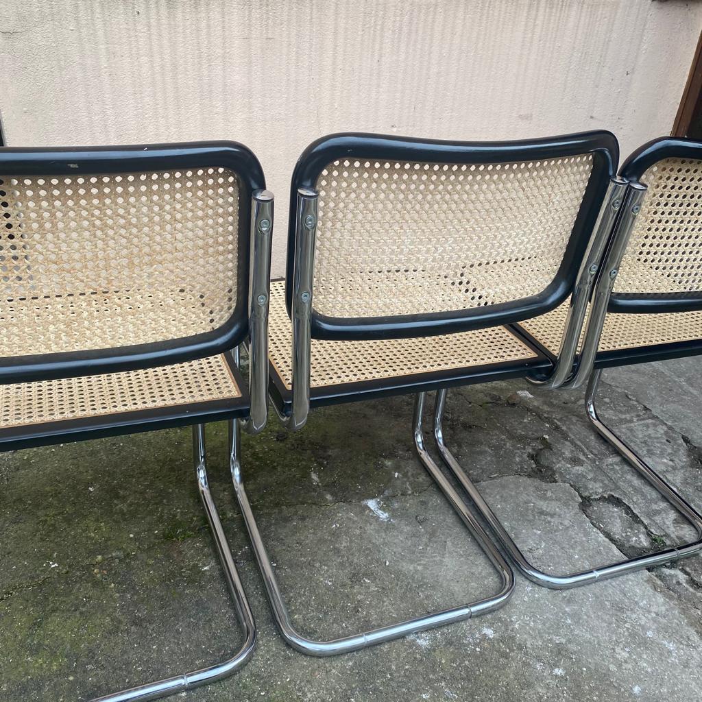 Set de 3 chaises Marcel Breuer Cesca B32