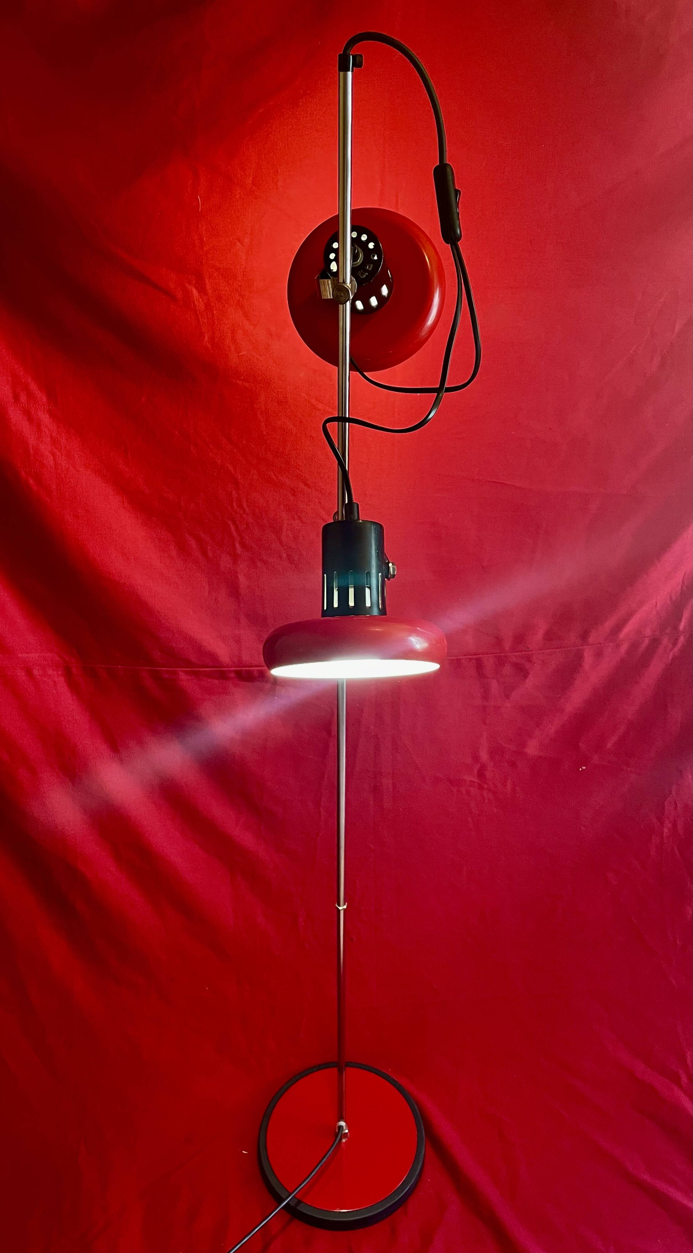 "Aluminor" Floor Lamp, Space Age, Vintage, 70s