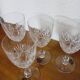 4 verres en cristal Saint Louis