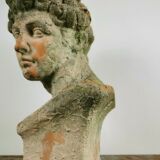 Antique 19th/20th century substantial terracotta Roman Michelangelo David Bust