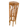 Burnt bamboo saddle