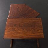 Kai Kristiansen rosewood nesting tables for Vildbjerg Möbelfabrik, Denmark 1960s
