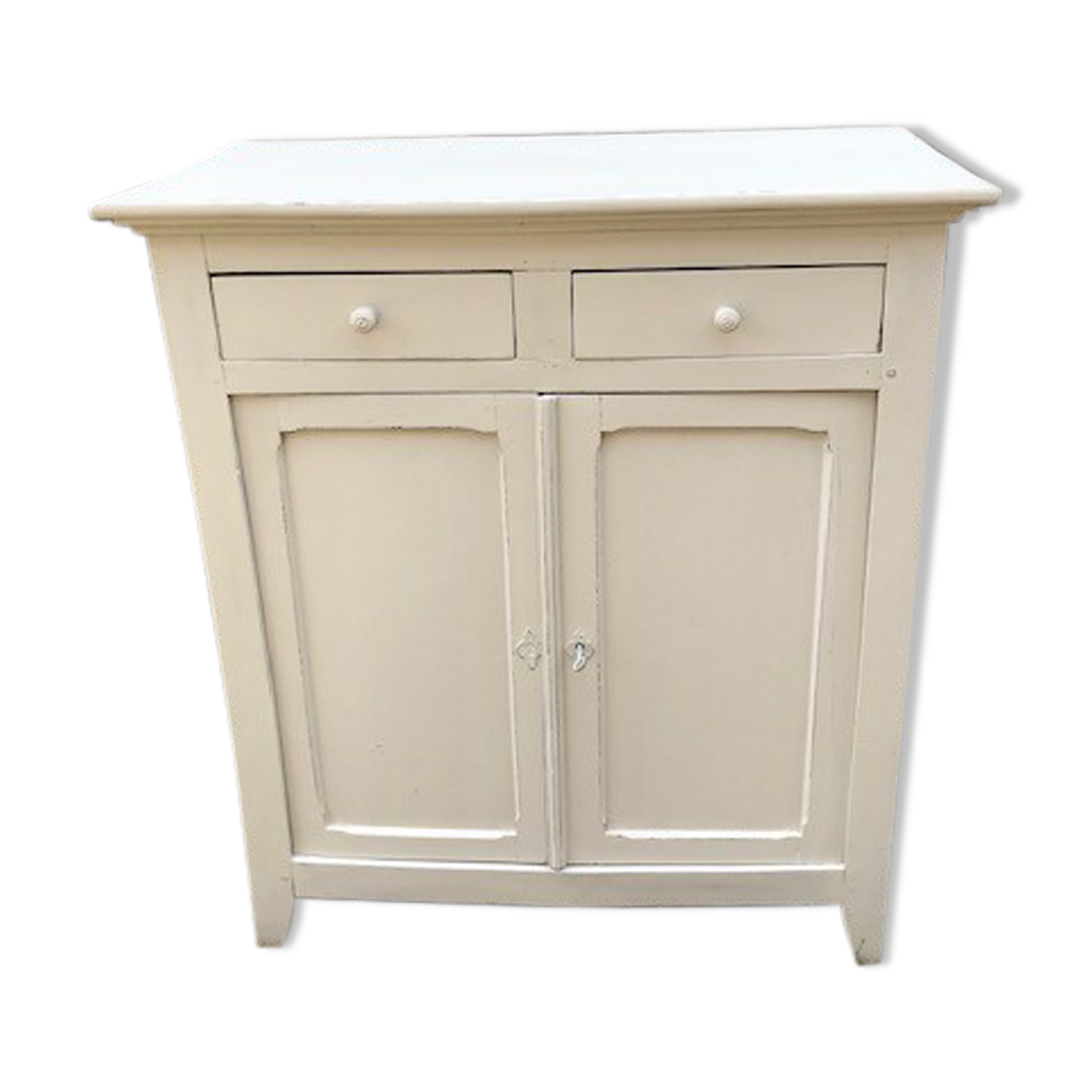 White Parisian buffet