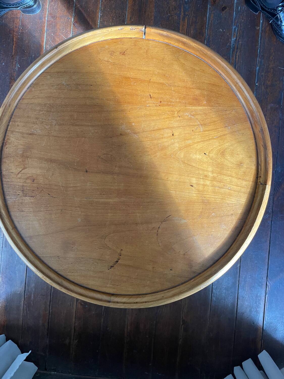 Small wooden table