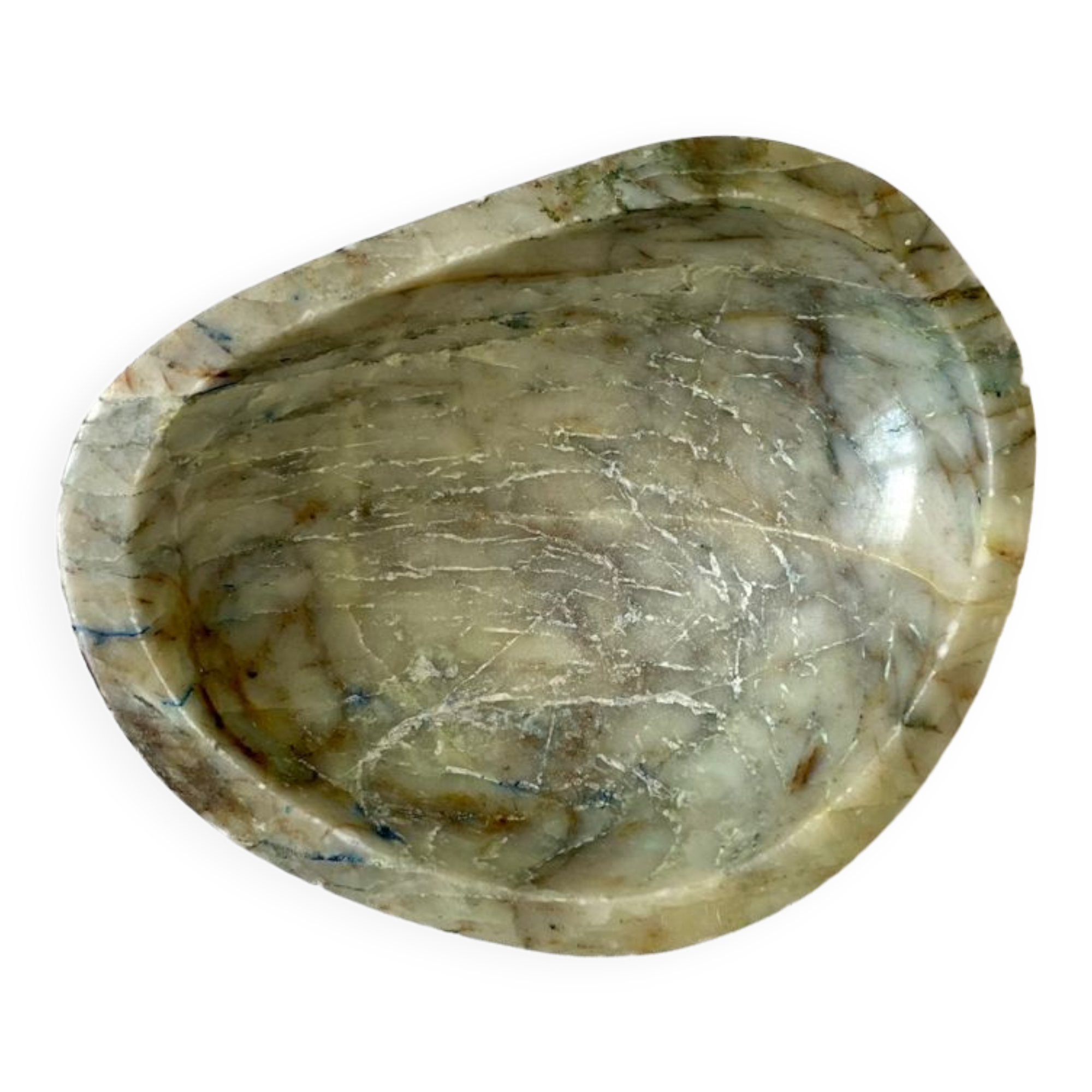 Empty pocket ashtray vintage albatre