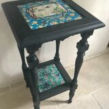 Longwy 19th-century enamels sellette