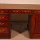 English mahogany pedestal desk