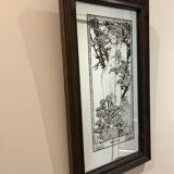 mirror Alphonse Mucha model Winter