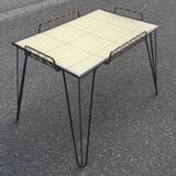 Side table vintage legs Eiffel 1950